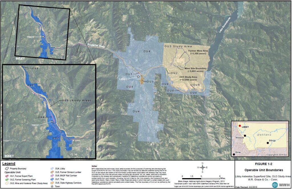 Libby-Asbestos-Operable-Units_Source-Remedial-Investigation-Report Libby Asbestos Superfund Site operable units map