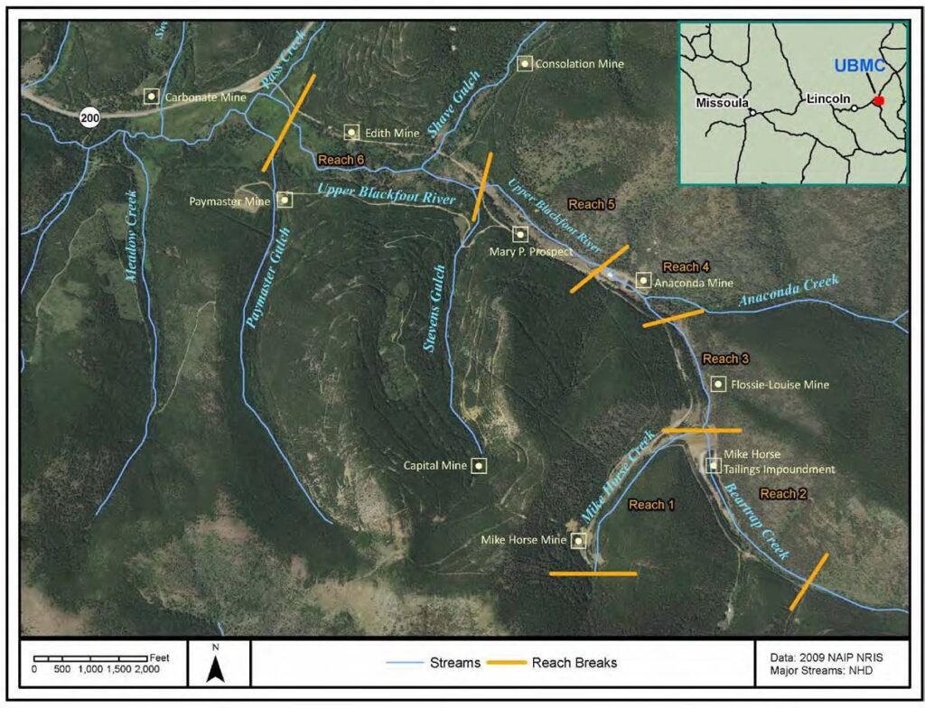 UBMC project area map