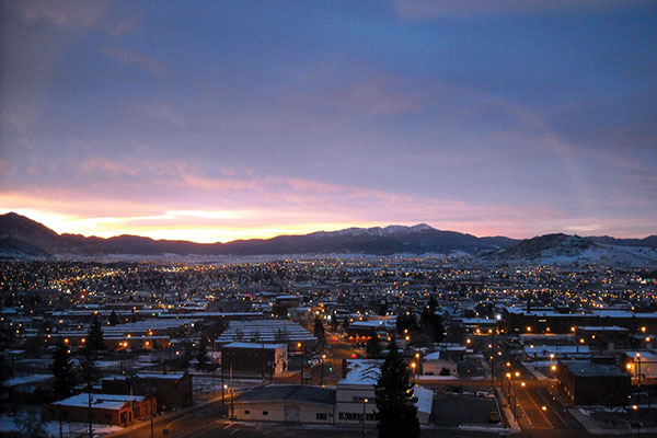 Butte Area One Night Image
